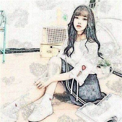 韩版手绘头像女生唯美2018最新版